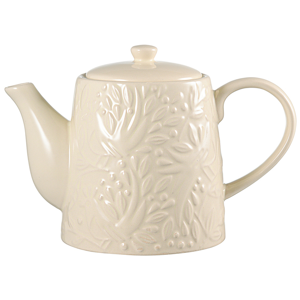 Чайник заварочный 1л Liberty Jones Birds of Paradis кремовый