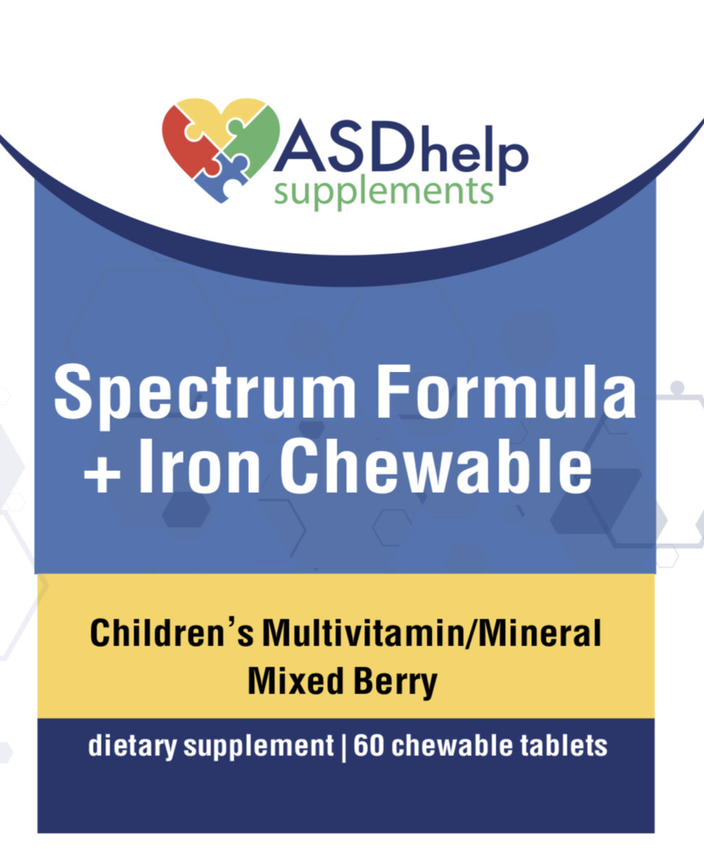 ASDHelp - SPECTRUM FORMULA + Iron Chewable 60 tablets