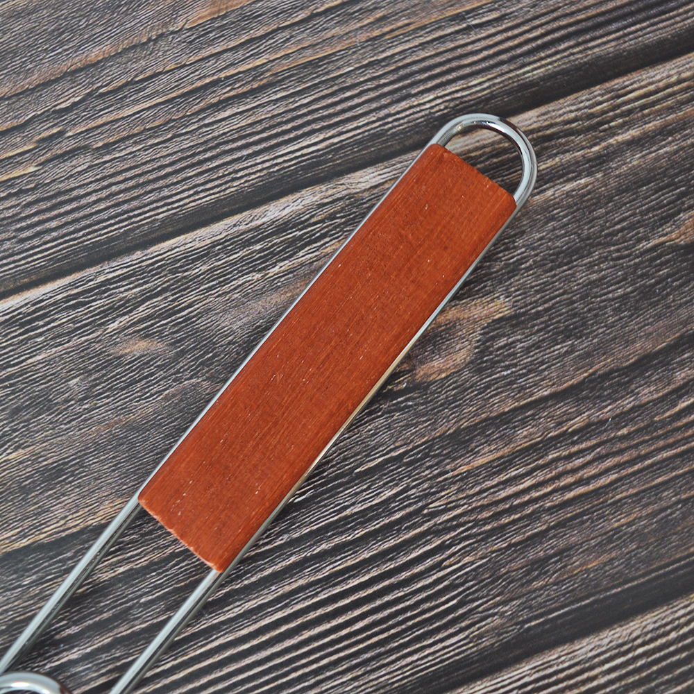 Решетка для барбекю 33*27*6см, хромированная