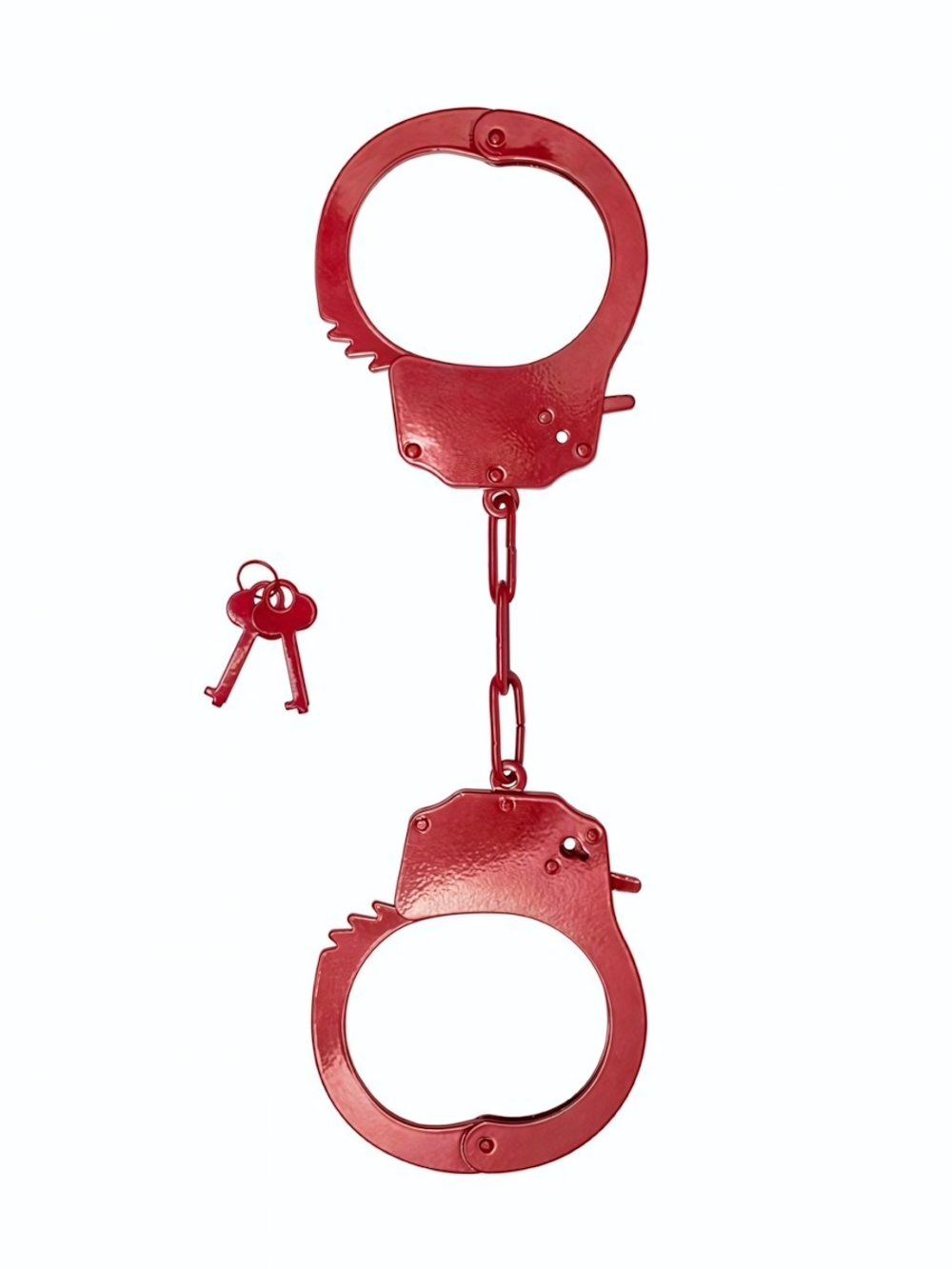 Наручники стальные красные