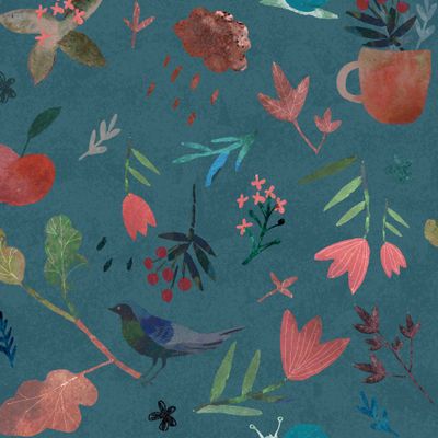 flowers and berries/ ягоды и цветы