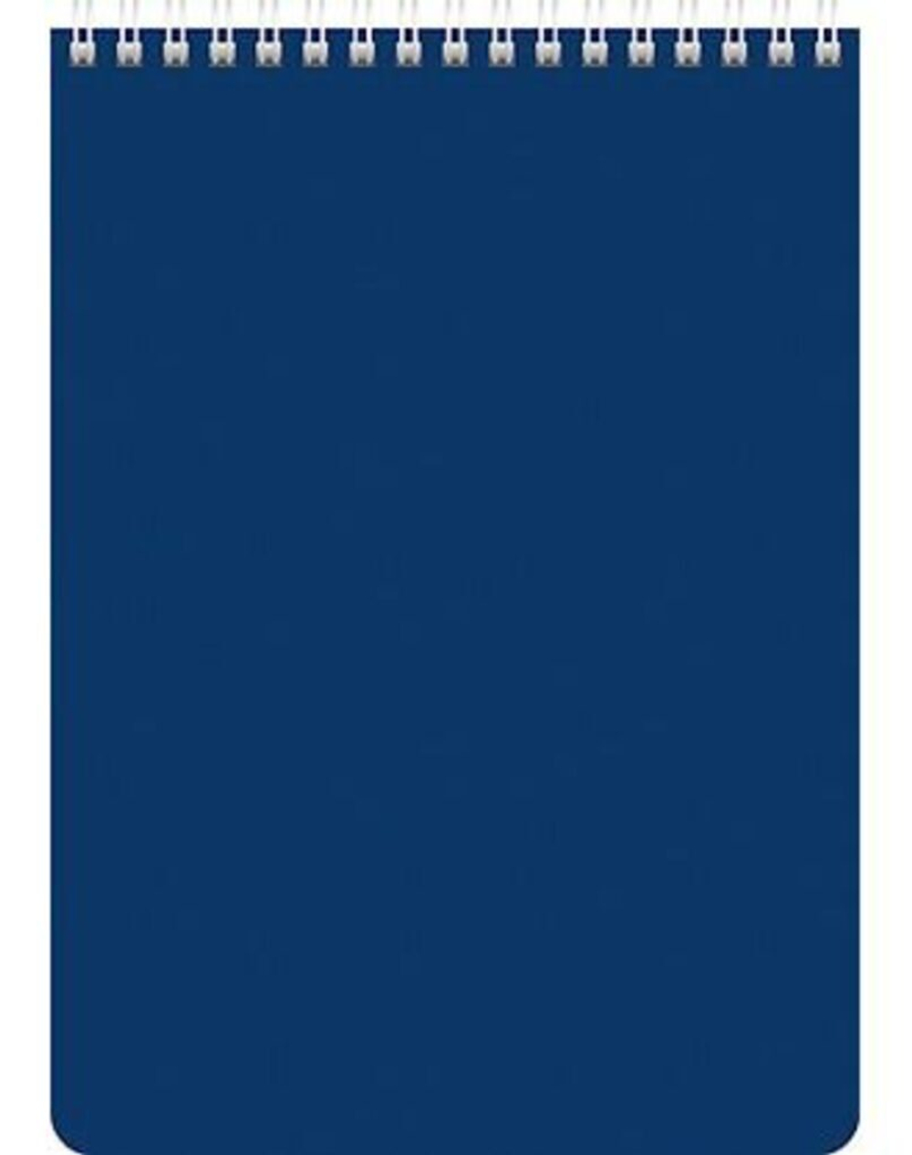 Блокнот А5 60л гребень "Однотонный. Синий" клетка