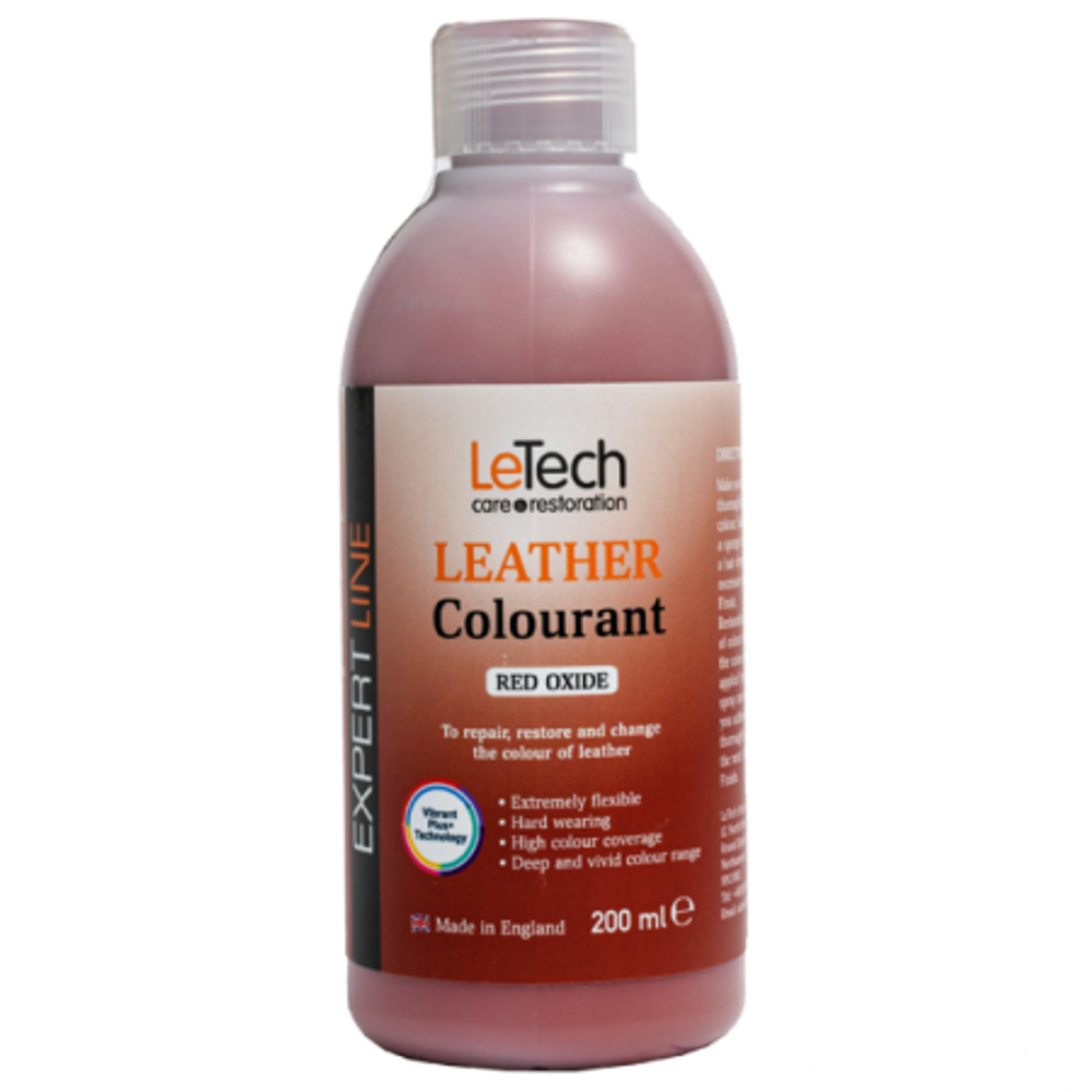 LeTech Expert Line Краска для кожи (Leather Colourant) Red Oxide, 200мл