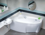 Акриловая ванна Ravak Asymmetric 150x100 L C441000000 без гидромассажа