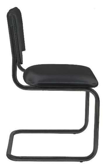 Стул Сильвия 01S Черный/Металл Черный