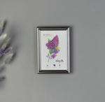 Фоторамка 10х15 см. серая, без фактуры, арт. 1015.123773