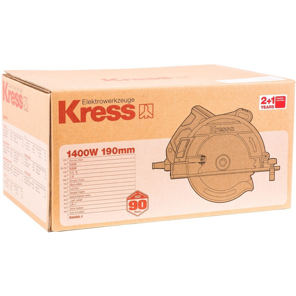 Пила дисковая KRESS KU420.1