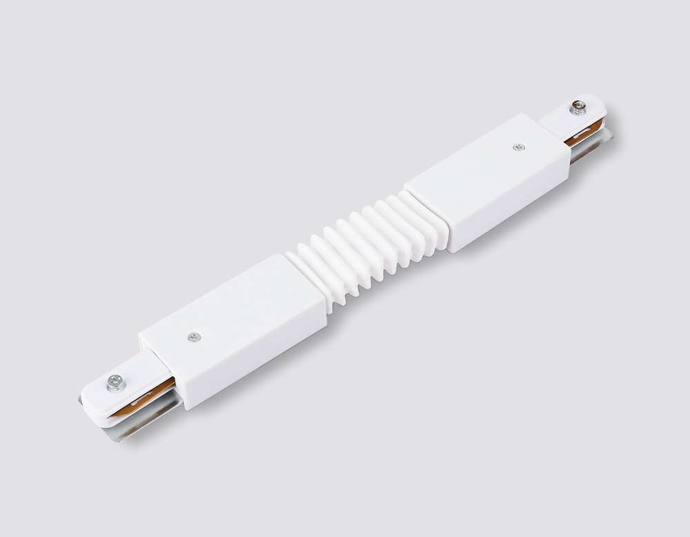 GL7175 WH белый коннектор гибкий для однофазного шинопровода Standard 220V NEW 285*35*20