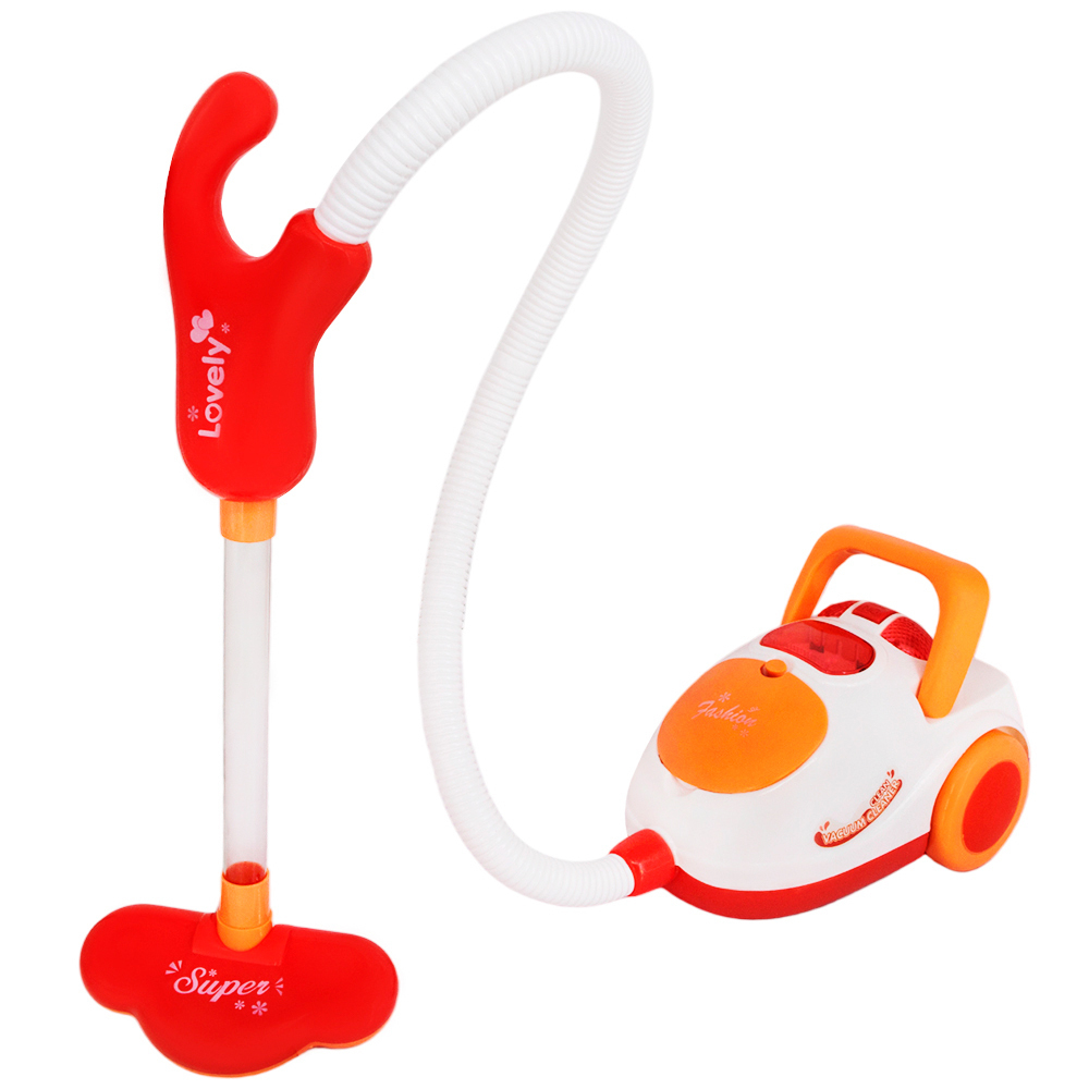 Пылесос 8022 с аксесс. на батарейках в коробке