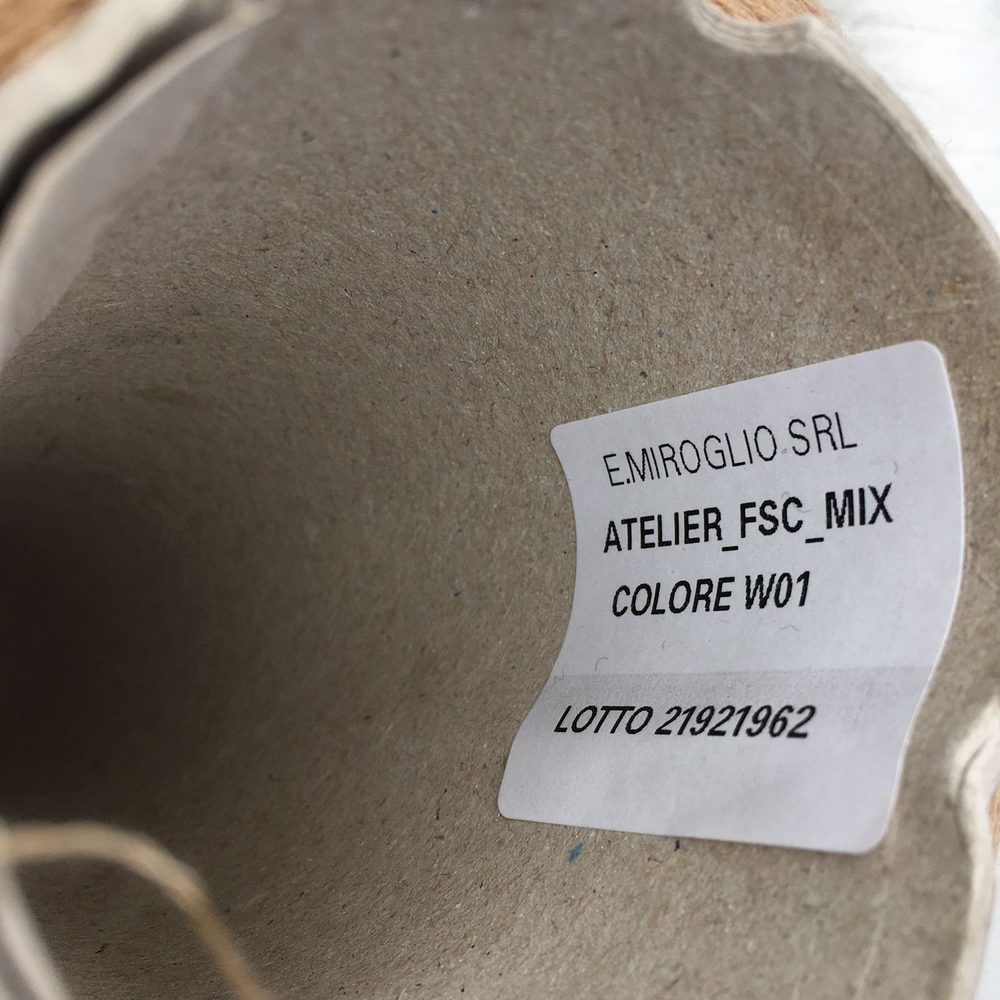 ATELIER - E.Miroglio; 70% меринос, 30% тенсель; 1500м/100гр; col: W01, цвет: бежевый карамельный