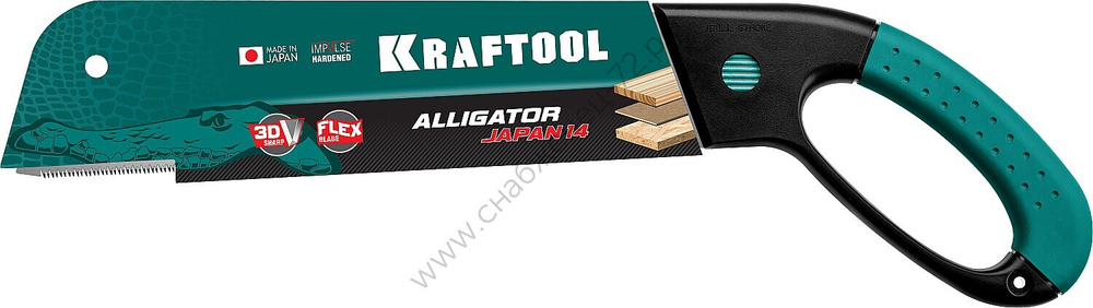 KRAFTOOL Alligator Japan 14 300 мм, Ножовка по дереву (1-15181-30-14)