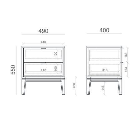 Прикроватная тумба TIMELESS TL125