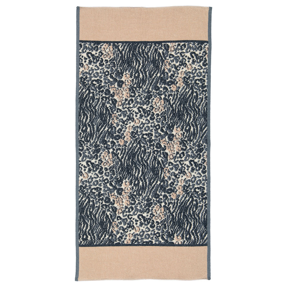 Полотенце 50x100 Feiler Animal Blend Kiesel/Schiefer бежево-серое