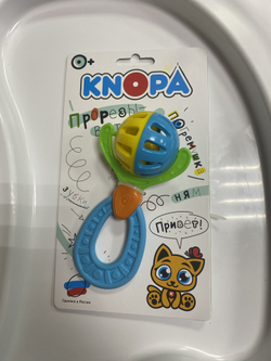 Погремушка -прорезыватель "Кнопа" в ассортименте