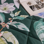 Комплект постельного белья Сатин с Одеялом 100% хлопок 160x80 на резинке OBR124