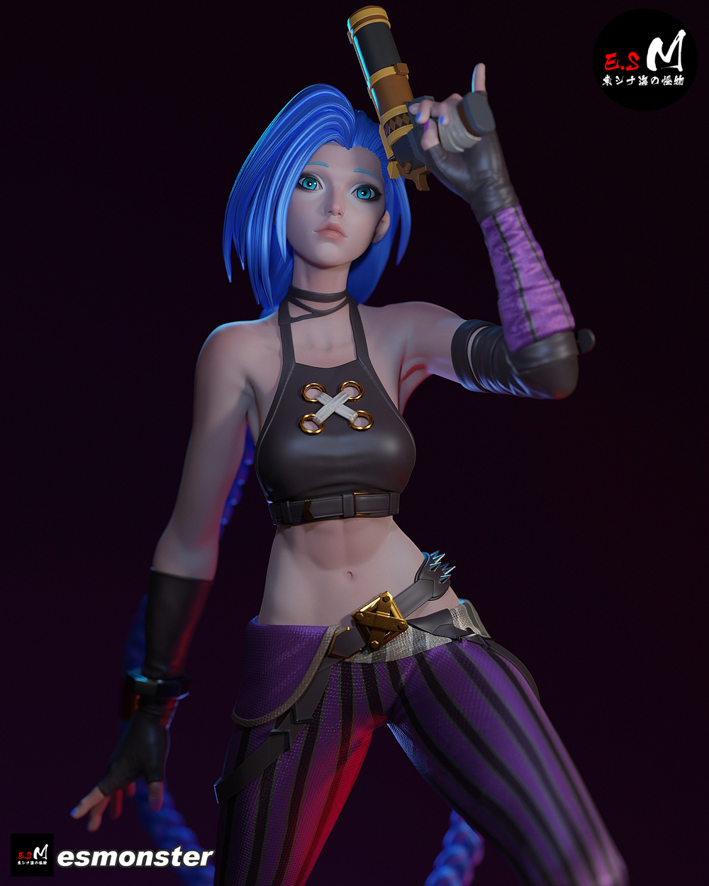 Фигуркаел Джинкс Лига легенд Jinx League of Legends