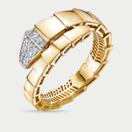 Кольцо женское из желтого золота 585 пробы с бриллиантом (арт. 01-00259-03-001-02-01)