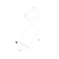 Спот Arte Lamp AQUARIUS