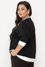 Блуза Алика (черная) Б14239-20М LT Collection