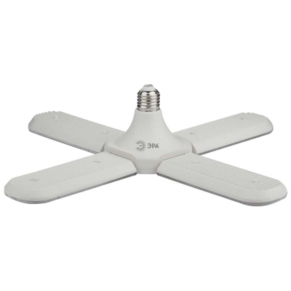 Фитолампа для растений светодиодная ЭРА GREEN LINE ФИТО-40W-PL-E27-GR 4-х лепестковая красно-синего спектра 40 Вт Е27