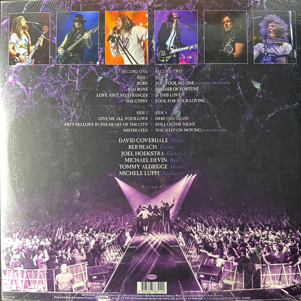 Whitesnake ‎– The Purple Tour 2LP (Европа 2018г.)