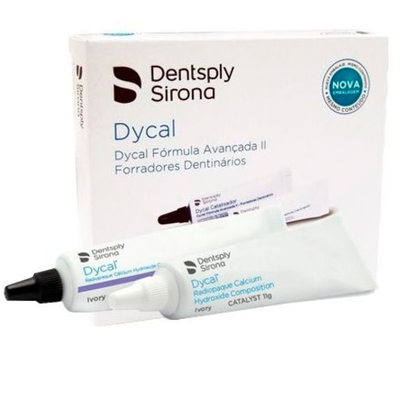 Dycal Ivory (13гр.+11гр.) Дайкал Ивори (цвет слоновая кость), прокладочный из гидрооксида кальция