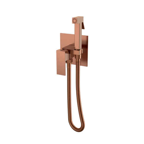 Смеситель гигиенический Qubic Copper Brushed