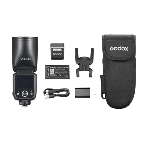 Вспышка накамерная Godox V100S TTL с круглой головкой для Sony