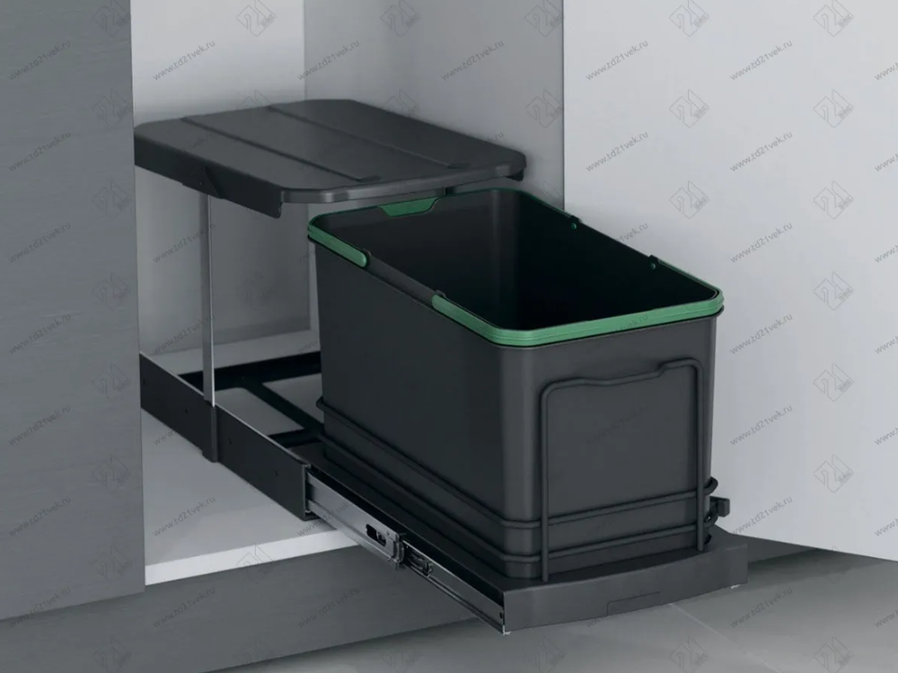 S-2573-A Мусорное ведро в базу 400 мм, Starax Large Busket, (260x440x300 мм)