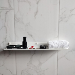 Полка MetaDec Plain настенная прямая, 50х10см белая, 1шт