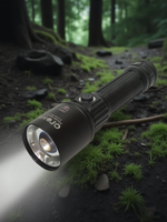 Фонарь ручной, яркий Type-c+Charging bank Огонь MJ619