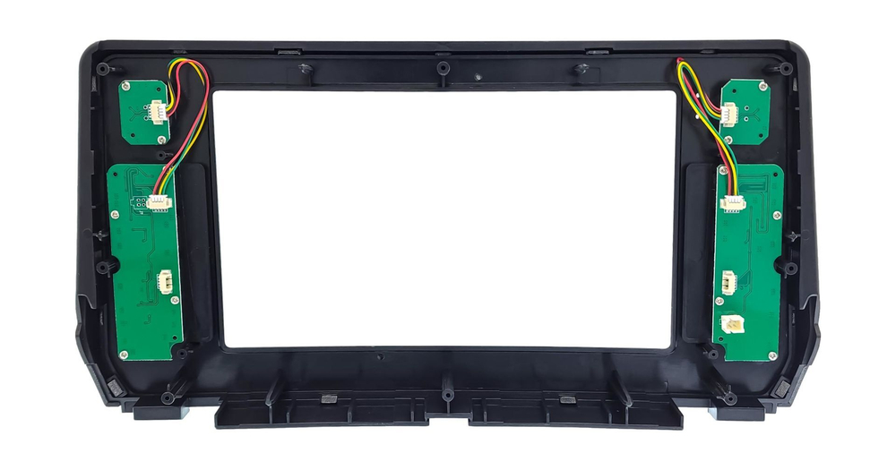 Комплект рамки с разъёмами 9"+can Toyota Prado 150 2017-2022 с кнопками - Car-Smart 7109F2