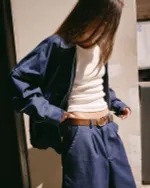 Шорты One Two Baggy Bermuda Denim темно-синие