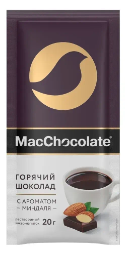 Горячий шоколад MacChocolate с миндалем, 10 шт