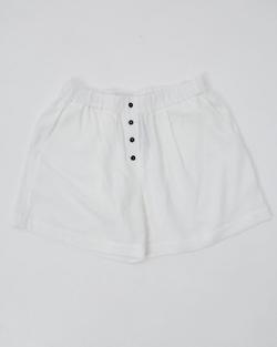 Шорты изо льна и вискозы белый
