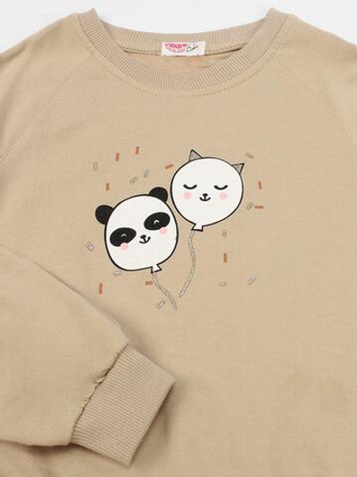 Джемпер д/девочки M1141F-3/6 р.104 бежевый (Такро)