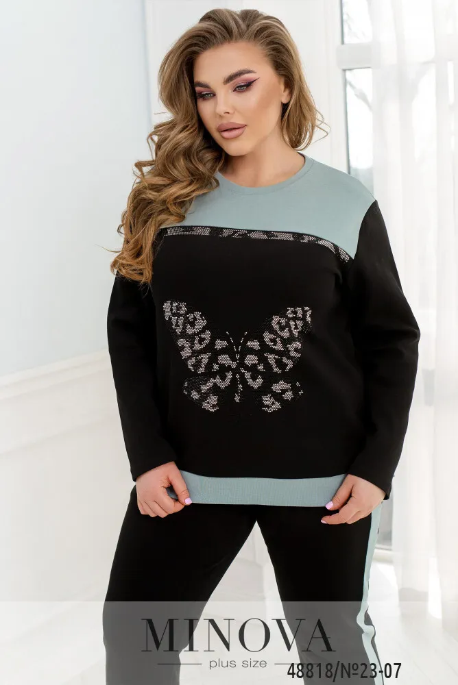 Костюм 23-07-Черный Minova