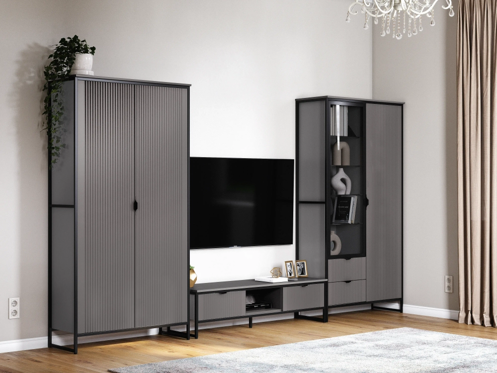 Шкаф двухдверный "Нора" гостиная