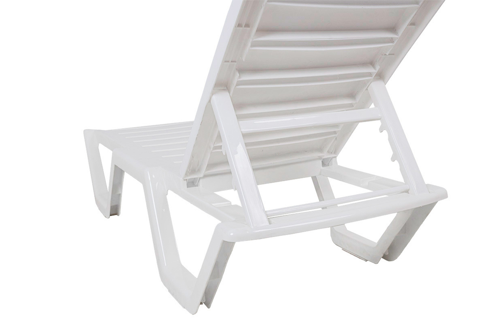 Шезлонг Tweet пластиковый белый