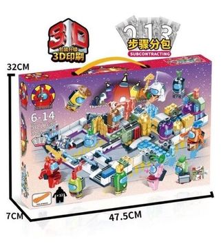 Конструктор Among Us "Космическая станция" LB630, 346 деталей