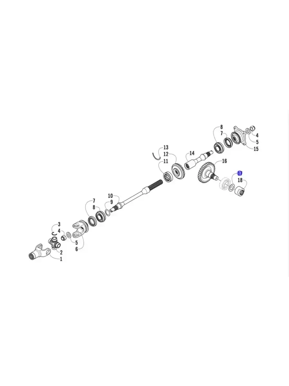 Шайба для квадроциклов 0828-125