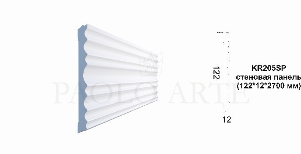Декоративная панель Kr205SP/2.7