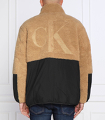 двусторонняя куртка reversible sherpa CALVIN KLEIN JEANS - коричневый(J30J321914)