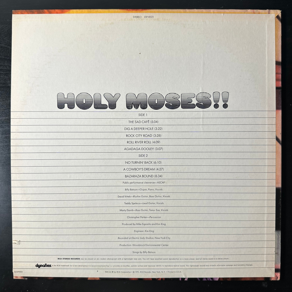 Holy Moses!! ‎– Holy Moses!! (США 1971г.)