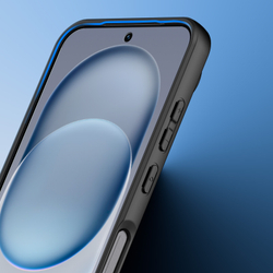 Чехол прозрачный с черными рамками для смартфона Honor Magic8 Pro Air, серия Aimo Series от Dux Ducis
