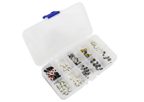 Тактильный переключатель 250шт комплект,10 видов