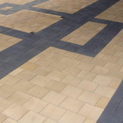 Тротуарная плитка ПРЯМОУГОЛЬНИК 300х200 мм - Гранит Желтый