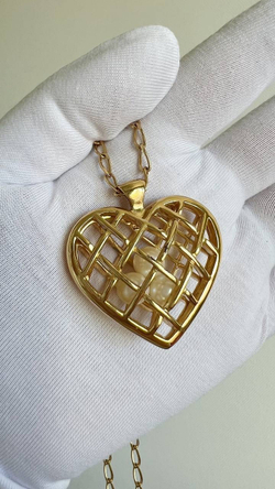 Кулон Сердце с «жемчугом» Avon