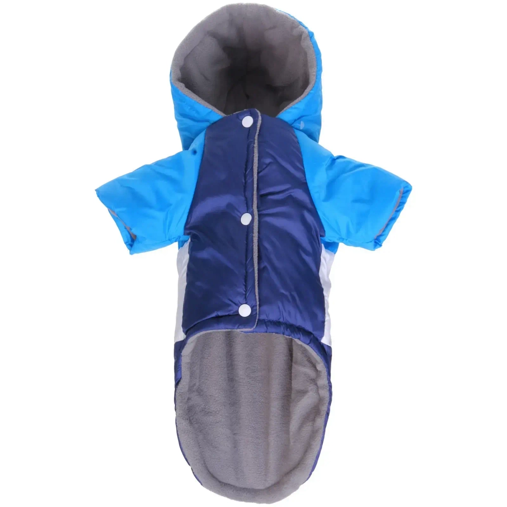 Куртка для собак мелких пород «TEPLO», на синтепоне, синий / голубой, размер L (45*34*29)