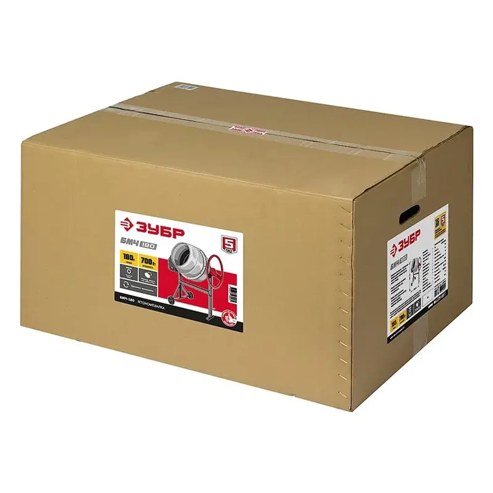 Бетономешалка ЗУБР БМЧ-180